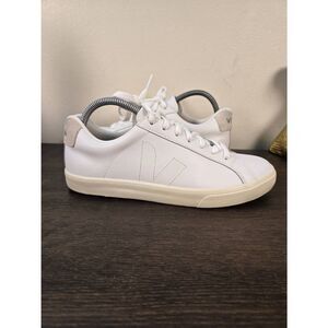 Veja Esplar Leather Sneakers Extra White Women's Shoes Size 9